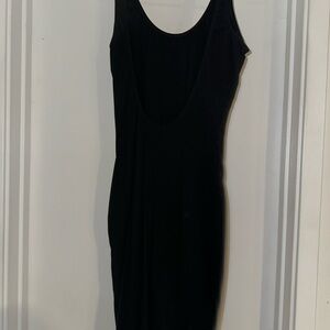 Nordstrom Black Backless Dress